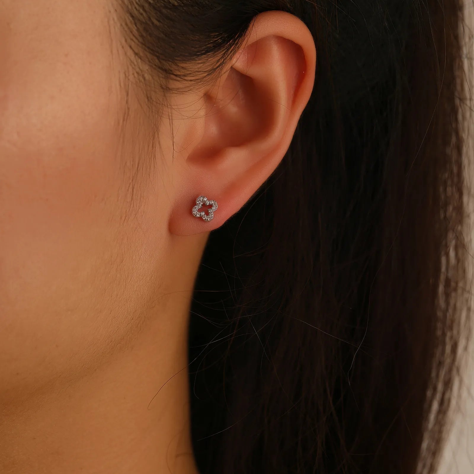 Puces d'oreilles Trèfle