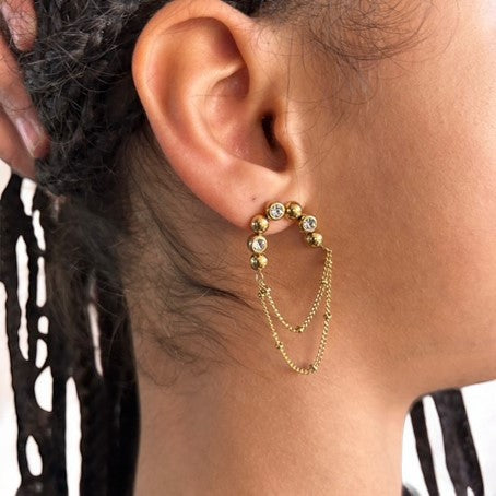 Boucles d'oreilles "Diariou"