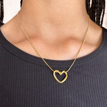 Collier "Cœur libre"