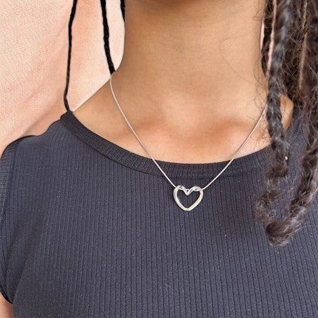 Collier "Cœur libre"