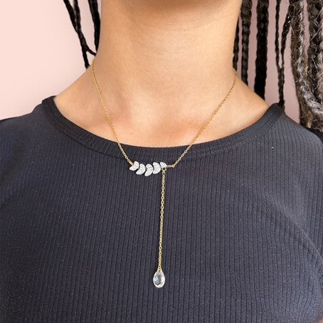 Collier "Cascade de Lumière"